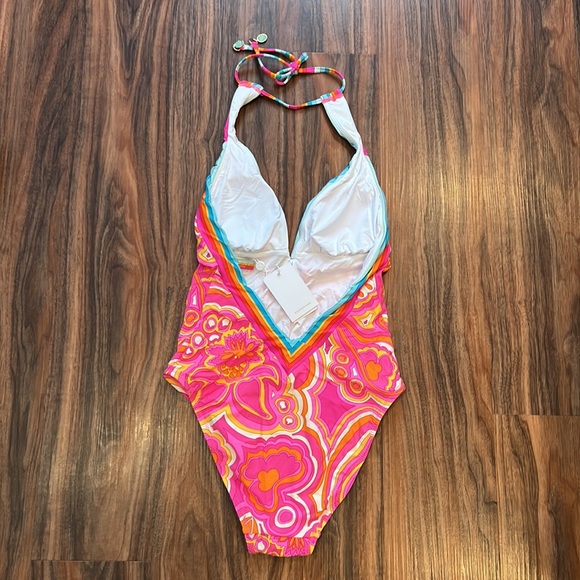 Trina Turk Morning Sunrise Plunge One Piece - Picture 13 of 14